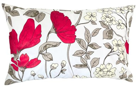 HOUSE ART LIFE Kissenbezug 40x60 cm – 100% Baumwolle, weich & atmungsaktiv, mit Reißverschluss, ideal zum Schlafen, für Bett & Schlafzimmer, pflegeleicht, ohne Füllung | Viele Bunte Muster