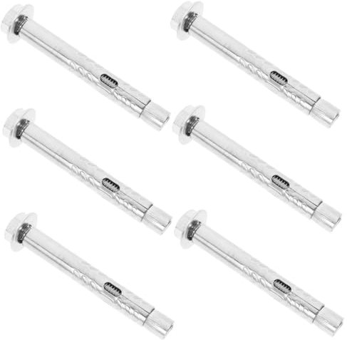 TIDTALEO 6pièces Boulons Expansion Avec Écrous Inoxydable Ancrages De Fixation Lourds Pour Applications Diverses