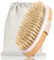 Trockenbürste Badebürste, Körperbürste, Massagebürste für Peeling, Ideal zum Entfernen Abgestorbener Haut, Verbessert Lymphfunktion, Badezubehör für Dry Brushing,braun