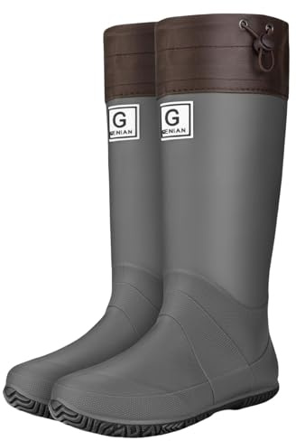 Stivali Pioggia Donna Gomma Leggere Comode Stivali Impermeabili Alti Eleganti Invernali Scarpe Pioggia Trekking Stivaletti Da Giardino Giardinaggio Antiscivolo Scarponcini Gomma Moda In Pvc Galosce