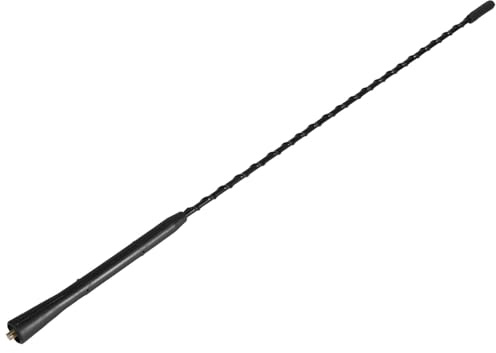 Dioche Antenne Stéréo Universelle pour Mât de Toit de Voiture, 16 Pouces, 16 Pouces, Plastique ABS de Haute qualité, Installation Facile, Récepteur de Signal AM/FM ()