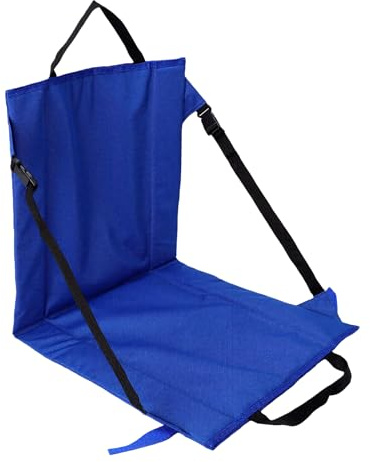 Yosoo Health Gear Chaise de Gradin Portable pour Siège de Stade avec Coussin Pliant en Tissu Oxford 600D avec Dossier 16,34 X 16,14 X,34 Pouces, Sangle étanche pour événements Sportifs, Camping