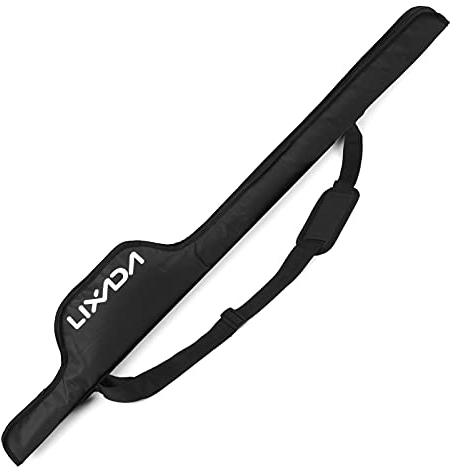 Lixada Tasche für Angelruten, tragbar, faltbar, 134 cm, Aufbewahrungstasche