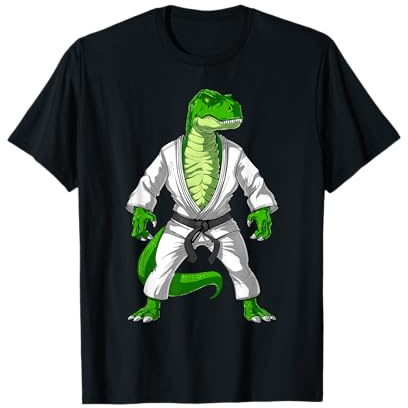 T-Rex Dinosaure Jiu Jitsu Arts martiaux Karaté Kickboxing T-Shirt