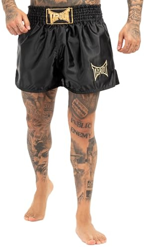 Tapout herr thaibox-byxor ZORREY, svart/guld, S, Svart/guld, S