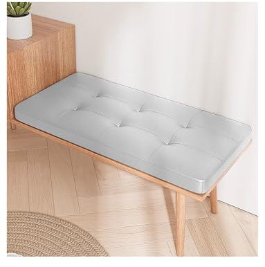 Cuscino for panca, cuscini for sedili d'ingresso, cuscini for sgabello for cambio scarpe spessi 2,2 pollici, con supporto antiscivolo, adatti for ingressi, corridoi, camere da letto e soggiorni(Grey,3