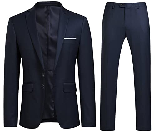 YOUTHUP Traje Hombre 2 Piezas, Solapa Normal, 2 Botones
