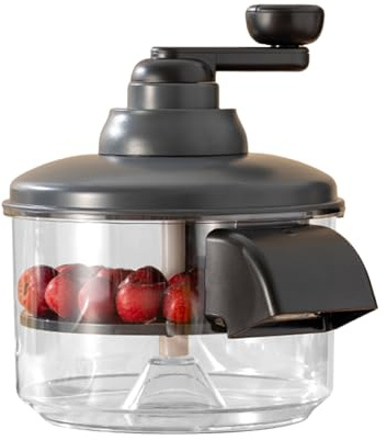Kixolazr Éplucheur À Raisin - Outil De Rotation Manuelle Sûr Pour L'épluchage - Machine à Éplucher les Aliments,pour Fruits Tomates par Amis Étudiants Adultes Hommes Femmes Cuisine Maison