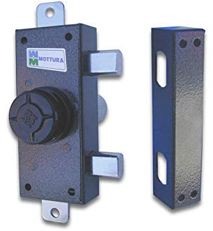 SERRATURA MOTTURA DEVIATORE TRIPLICE CON ASTE CILINDRO A POMPA DA MM 60 DIAM. MM 35 CON 3 CHIAVI