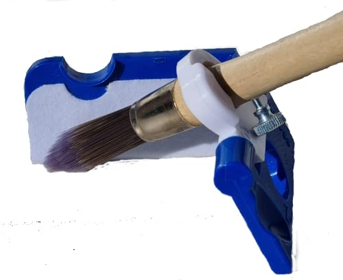 Applicateur a réchampir + pinceau + 02 velours adhésifs de protection, contre débordement de peinture, remplace les adhésifs de masquage et scotch de masquage