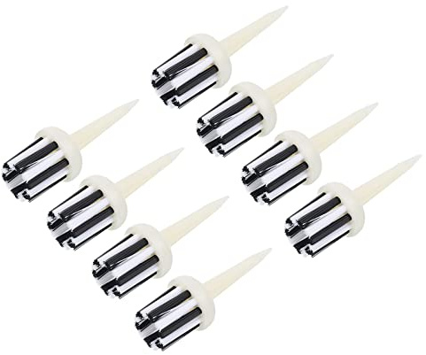 PATIKIL Golf tee Cepillo Parte Superior 2.2 Pulgadas, 12 Paquete Irrompible Plástico Golf tee Bajo Fricción Resistencia para Hombre y Mujer, Blanco