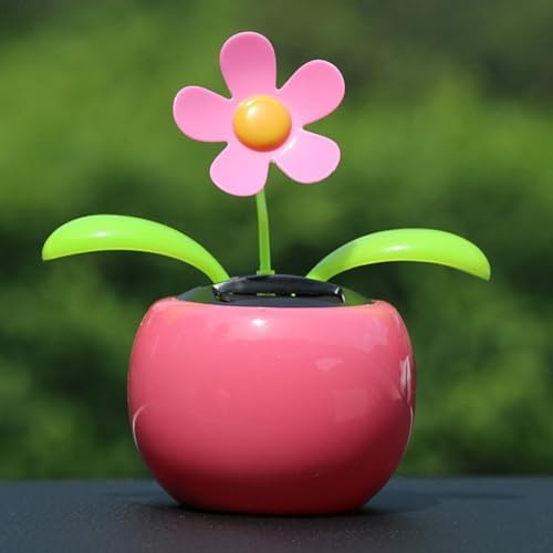 Flor de Baile Solar, Linda Flor de Baile con energía Solar, Juguetes de plástico, Figuras de 4 x 4, 5 para decoración de Coche, hogar, Oficina, decoración de jardín