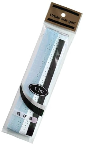 Elnwnnkc Cinta antideslizante de agarre de bádminton multiusos que absorbe el sudor para tenis, bádminton y otros deportes de raqueta, cinta absorbente de poliuretano para raqueta de tenis