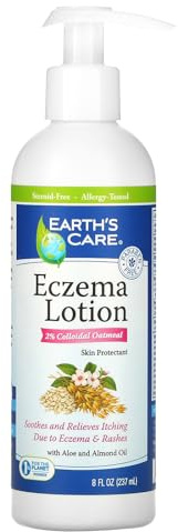 Earth's Care Eczema Lotion with Colloidal Oatmeal 8 fl oz (237 mL)