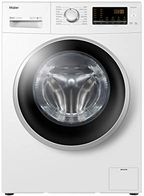 Haier HW90-B14CIN Lavatrice 9 Kg a Carica Frontale, 1400 Giri, Opzione Vapore, Libera installazione, 59.5 * 60 * 85 cm, Bianco, Classe A [Classe di efficienza energetica A]