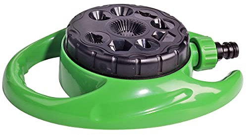 Ocean 8 Garden Watering Sprinkler – Quick Connector – 79m2 Range – Powerful and Effective Function – Water Sprinkler For Lawn, Gardens, Trees, Agricultural Land, Etc.