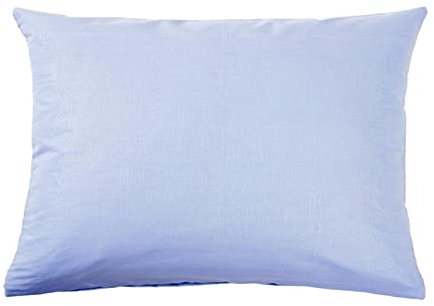 Kissenbezug 20x30 cm Uni Hellblau Baumwolle Dekokissen Kissenhülle Couchkissen Sofakissen Deko Reißverschluss