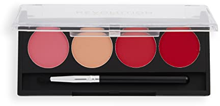 Makeup Revolution, graphic Liner Palette, Eyeliner Coloré, Palette d'Eyeliner, Pretty Pink, 4 Ombres, 5.4g