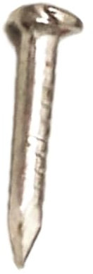 NoZem 100-200 pièces Or Argent Antique Laiton Bronze Fer Petite Mini tête Ronde Fil Clou for boîte à Bijoux matériel Attaches (Color : Silver 1.1x10mmx200)