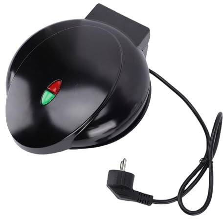 Tnfeeon Mini Macchina per Pancake, Macchina Elettrica per Cake Pop e Pancake Danesi da 1200 W con Rivestimento Antiaderente, capacità di 12 Torte per Snack per la Colazione, 3,4 Libbre (Spina