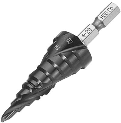 HRC89 AlTiN Coating Step Drill Bit 4-20mm HSS M35 Cobalt Step Cone Drill Bit Hole Cutter