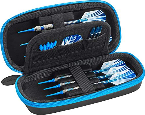 Casemaster Sentry Dart Case Holds Soft & Steel Tip & Accessories Black/Blue