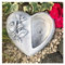 Grabschmuck Pflanzschale Herz mit Rose verziert