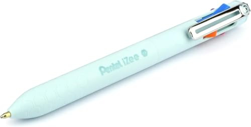 Pentel BXC470-LC - Bolígrafo de 4 colores (naranja, azul claro, rosa/violeta) con pulsadores laterales en color de escritura, 0,5 mm de grosor de trazo, rellenable, 1 unidad