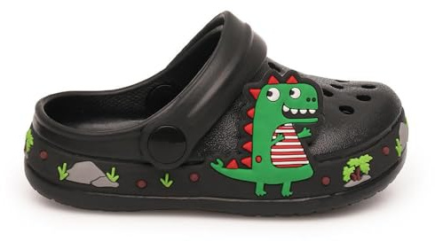 A2Z 4 Kids Unisexe Jardin Clogs Mignon Dessin Animé Amusement Diapositives - Clogs AZ32583 Dino 10 UK Ch