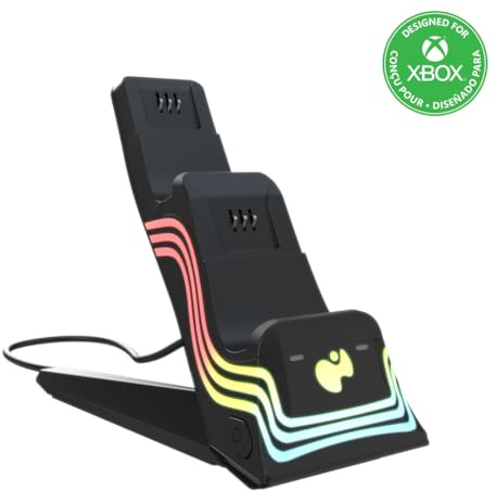 PDP Xbox AFTERGLOW WAVE DUAL CHARGER Black