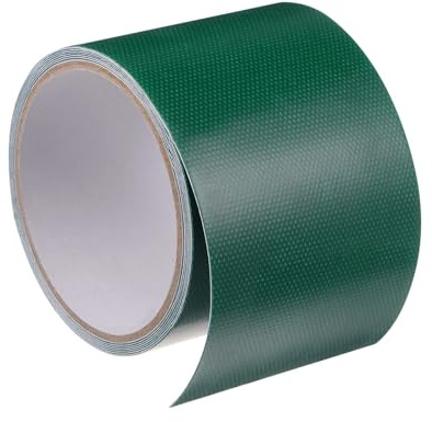 Boxonly Heavy-Duty Awning Repair Tape – Waterproof Patch for Canvas, Tent, Tarp, Boat Cover | UV & Tear-Resistant, 80mm*2m, Green, 1 Roll