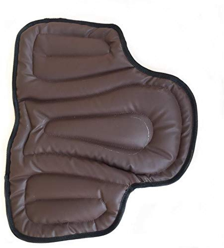 TentHome Horse Riding Shock Absorbing Seat Saddle Cushion Pad Equestrian Tack Numnahs (Brown)