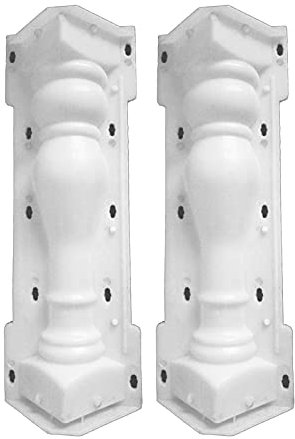 Stampo per pavimentazione in plastica da giardino fai da te per piscina in cemento bianco di grandi dimensioni stampo per colonne da giardino per bordi effetto pietra pavimentazione in cemento