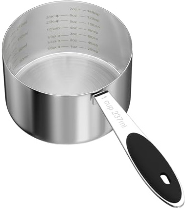 1PCS 1CUP(237ml) Dog Cat Food Scoop, Measuring Cup with Inner Scale