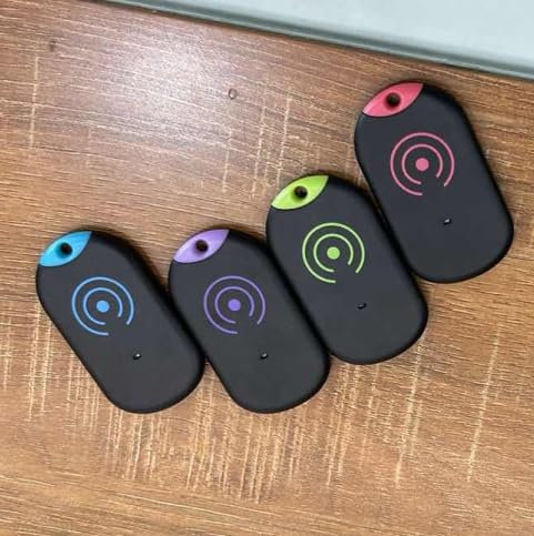Esky Ultra Slim Key Finder, Remote Finders Locator with 80dB Sound and 4 Receivers, Wallet Tracker and Item Locators Beeper Tags for Finding Key, TV Remote, Wallet, Pets and Phone, Batteries Included