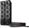 Teufel Theater 500 KOMBO 2, Sistema Audio Stereo con Altoparlanti Stereo HiFi e Bluetooth aptX, WLAN, Radio Digitale DAB+, Ricevitore CD, Nero
