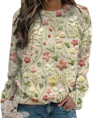DUHGBNE Jersey Mujer Primavera Suéter Mujer Oversize Talla Grande Perlas D Ropa Elegante Invierno