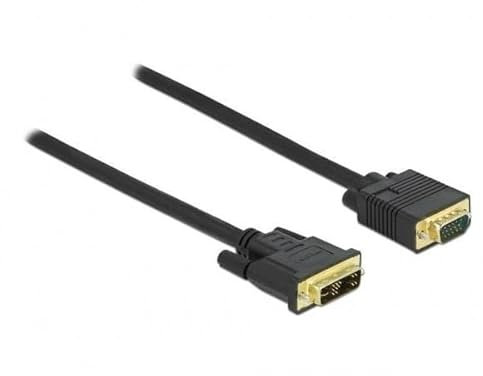 Delock Cable DVI 12+5 Macho a VGA Macho 2 m