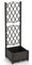 GiantexUK Garden Planter with Trellis, Raised Bed Vine Climbing Stand with Self-Watering Design & Drain Holes, Outdoor Privacy Screen Planter Box for Vegetable Flower Herb (PP Frame, 40x40x122cm)