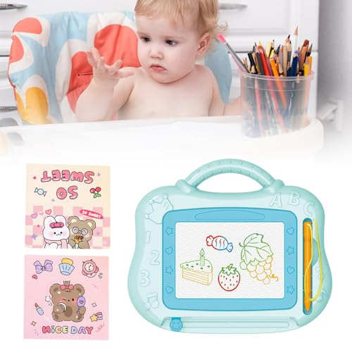 Comioke Lavagna Magica Per Bambini - Lavagnetta Magnetica Cancellabile, Tavoletta Da Disegno, Giochi Educativi