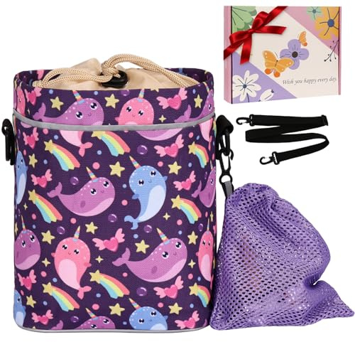 LOCAL LION Bolsa de Manillar para Niños, Cesta de Bicicleta Delantera, Bolso de Manillar con Correa, Cestas de Ciclismo, Bolso de Bicicleta con Diseño Lindo