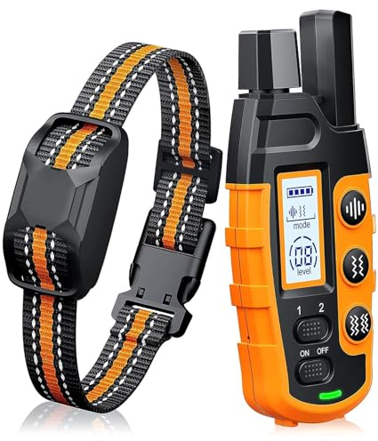 Collare Addestramento per Cani, Portata di 2600m, 3 Modalità Beep/Vibrazione/Boost Vibrazione, Impermeabile IP67, Conforme Nuova Legge Benessere Animali 2024, Per Cani di Tutte le Taglie | Manuale IT