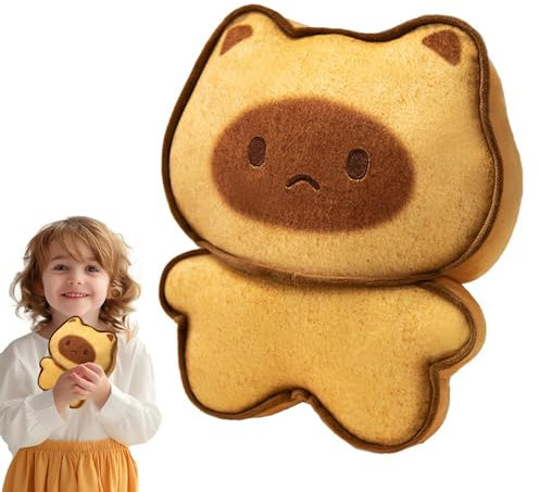 Genérico Animal de Felpa, Animal de Peluche de Comida - Capybara de Peluche de Tostadas, Decoración de Coches de Sala de Dormitorio