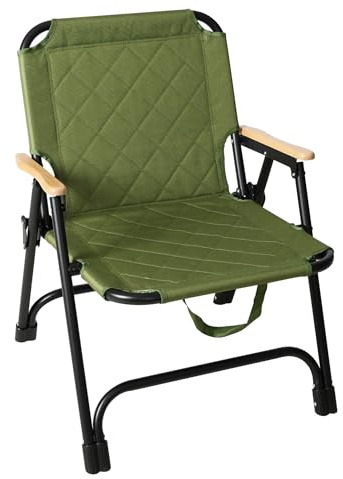 MOHQZA Campingstol, vikbar 150 kg, campingstol, hopfällbar lätt med armstöd, campingstolar av 600D oxfordtyg, picknickstol, fiskfåtölj för camping, fiske, trädgård, terrass, utomhus