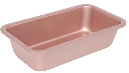 Wiltshire Rose Gold Loaf Pan, PFOA PTFE Free, Robust Baking Pan, Non-Stick Coating, Bakeware for Banana Bread, Cake Mould, 24x13x6.5cm
