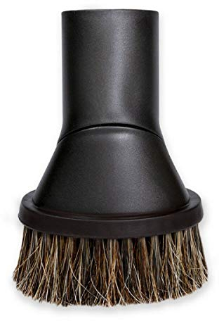 Hochwertiger Rundpinsel aus Rosshaar - Für Miele Staubsauger mit 35mm Anschluss passend - Bestleistung beim Saugen