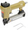 P625 Nailer Stapler, 60-100 psi Solid Pneumatic Stapler Pneumatic Air Pin Nailer Air Nail Gun with 2 Hex Wrench for Furniture Decoration Woodworking, Spring Steel 100PCS
