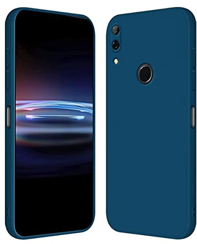 RankOne Coque pour Huawei P Smart Z/Honor 9X (6.59 inches) Étui en Silicone TPU Souple - Bleu Saphir