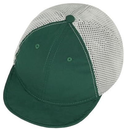 Clakllie Flat Short Brimmed Cap Unisex Mesh Baseball Caps Breathable Cap Low Profile Dad Caps Summer Sport Polo Caps