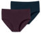 Schiesser Damen 2 Pack Midi Slip Bio Baumwolle-95/5 Organic Unterwäsche, Sortiert 12_181881, 40 (2er Pack)